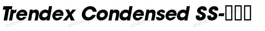 Trendex Condensed SS字体转换